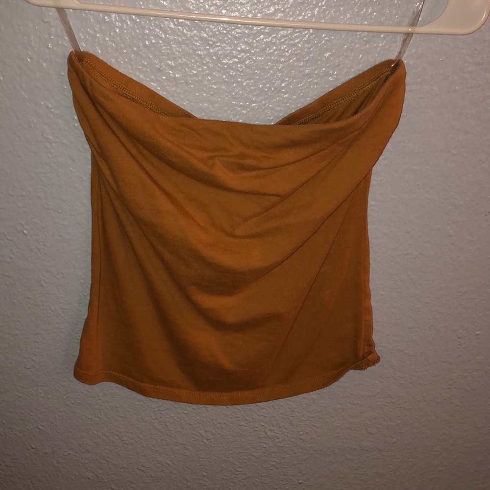 Mustard Colored Tube Top